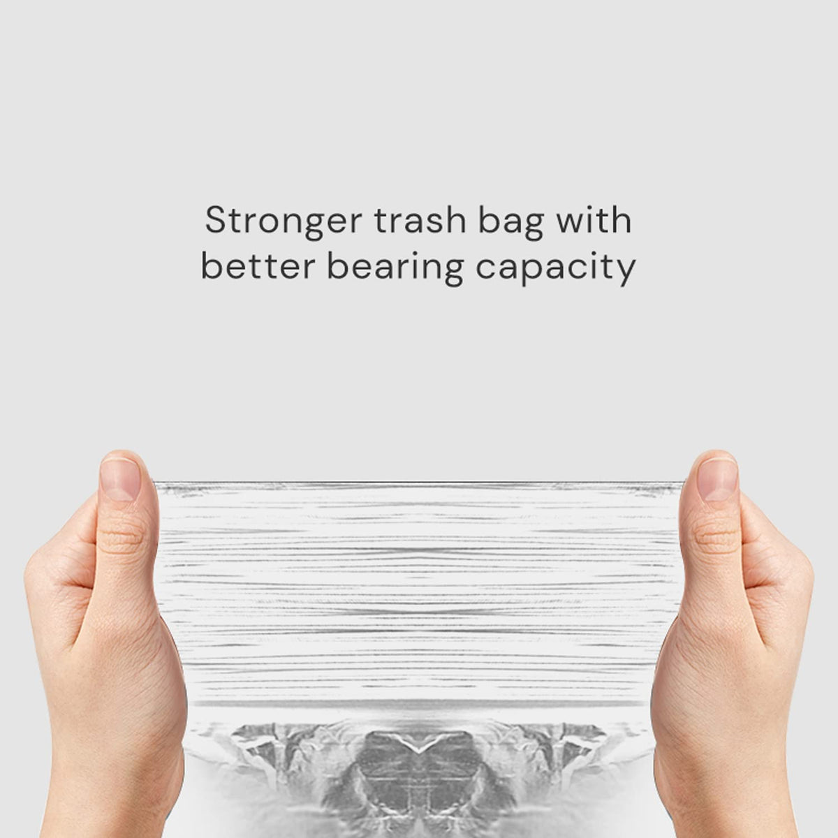 TOWNEW T Air One Official Refill Rings for Smart Bathroom Trash Can, Sturdy Trash Bags for Electric Automatic Trash Can, 2.6 Gallon, 8 pk White Refill Rings - Up to 96 Trash Bags