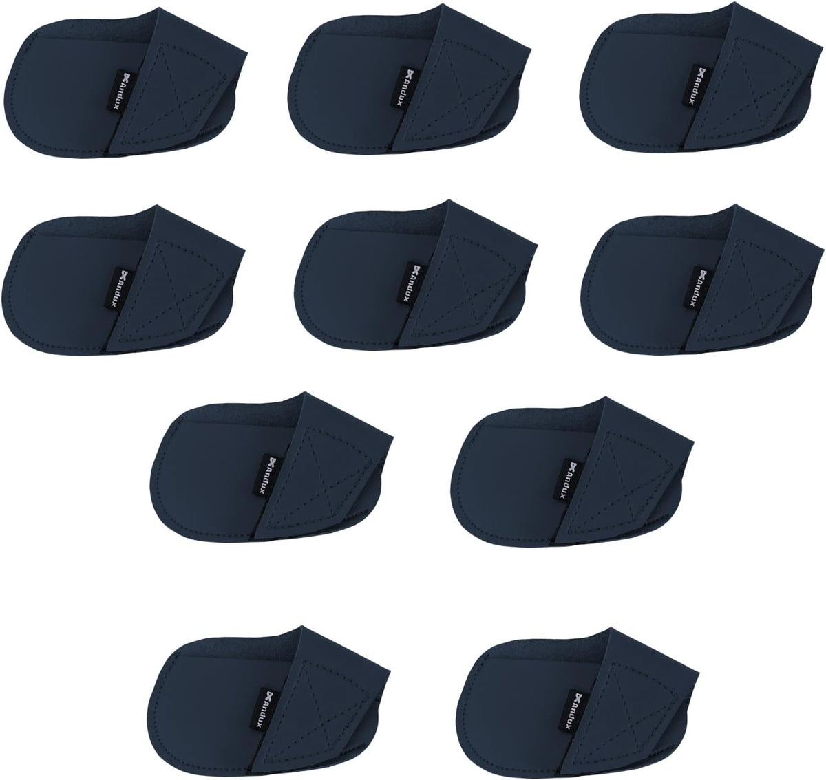 Andux 10Pack PU Golf Irons Club Head Covers Pouch Holder MT/PU03