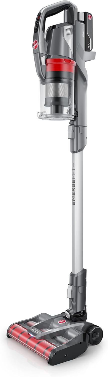 Hoover ONEPWR WindTunnel Emerge Pet+ Cordless Stick Vacuum Cleaner, Lightweight Stick Vac, Powerful and Quiet Cleaning, Self Standing, No Wall Mount Required, Cordless Vacuum Cleaners for Home Use