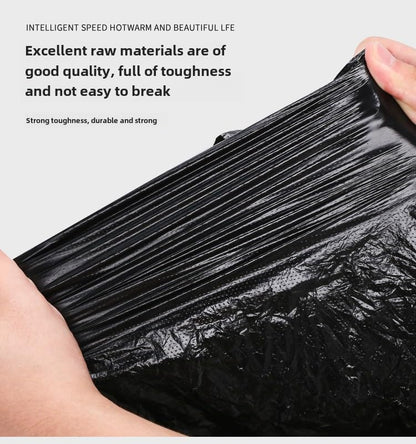 DJDBaihuo 70-gallon trash bags, 47.24" x 55.12", 60-pack, leak-proof & tear-resistant for large waste disposal in parties, schools, offices, hospitals & public areas.