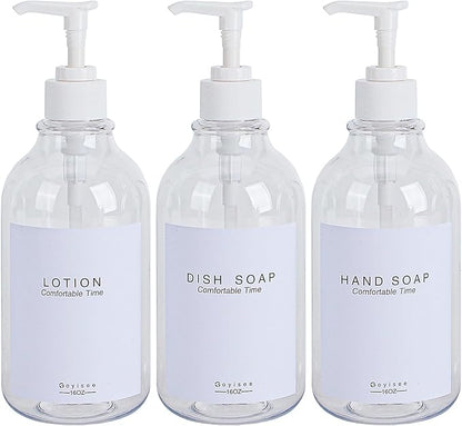 Shampoo and Conditioner Dispenser for Shower Wall,Shower Soap Dispenser 3 Chamber No Drill,Refillable for Shampoo Lotion Oil Shower Soap Hand Soap and Dish Soap…