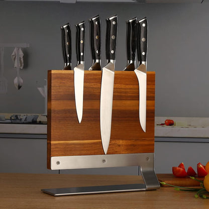 Magnetic Knife Holder - Magnetic Knife Block-Knife Magnet-Magnetic Knife Stand-Double Sided Magnetic Holder - Multifunctional Storage Knife Holder