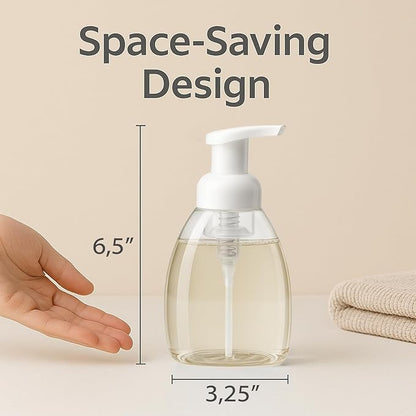 Bar5F 6pPack Foaming Soap Dispenser Pump Bottle for Dr. Bronner's Castile Liquid Soap 8.5-Ounce