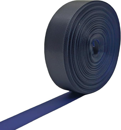 Two Tone Satin Ribbon 5/8 Inch, Black & Navy Blue, Double-Faced, 30 Yards – Elegant Ribbon for Gift Wrapping, Hair Bows, Flower Bouquets, Formal Events & DIY Crafts