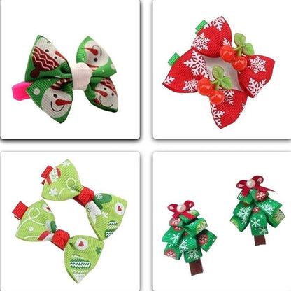 Christmas Ribbons for Gift 24 Yards 7/8" Grosgrain Fabric Ribbon for Xmas Day Party Decor Holiday Box Gift Wrapping Hair Bow Accessories DIY Festival Christmas Tree Ribbon (12Colors x 2Yds Each)