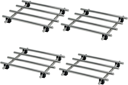4Pcs Stainless Steel Trivet for Hot Dishes, Lightweight Metal Trivets for Hot Pots and Pans, Metal Cooling Racks, Heat Resistant Mats for Countertop Cooling, Cooking Baking Pans Holder, 7"x7"