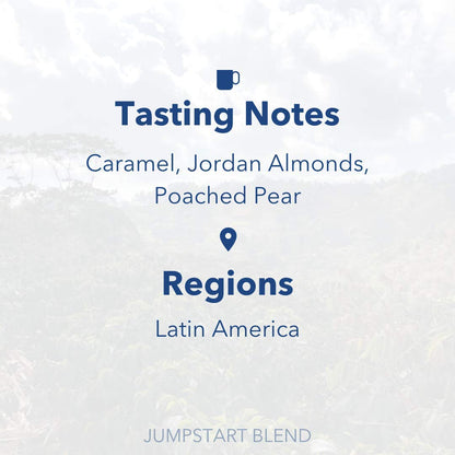 Partners Coffee Roasters, Jumpstart Blend, Whole Bean Coffee - 12 Ounce - Medium