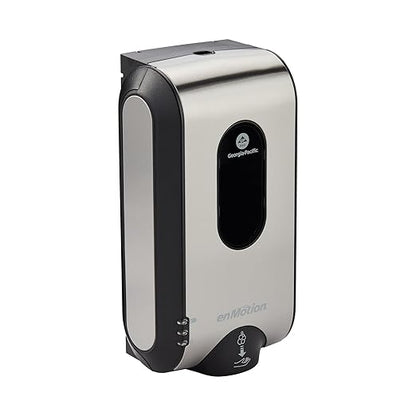 enMotion Georgia‑Pacific (by GP PRO) Gen2 Automated Touchless Soap and Sanitizer Dispenser, Stainless Finish, 52060