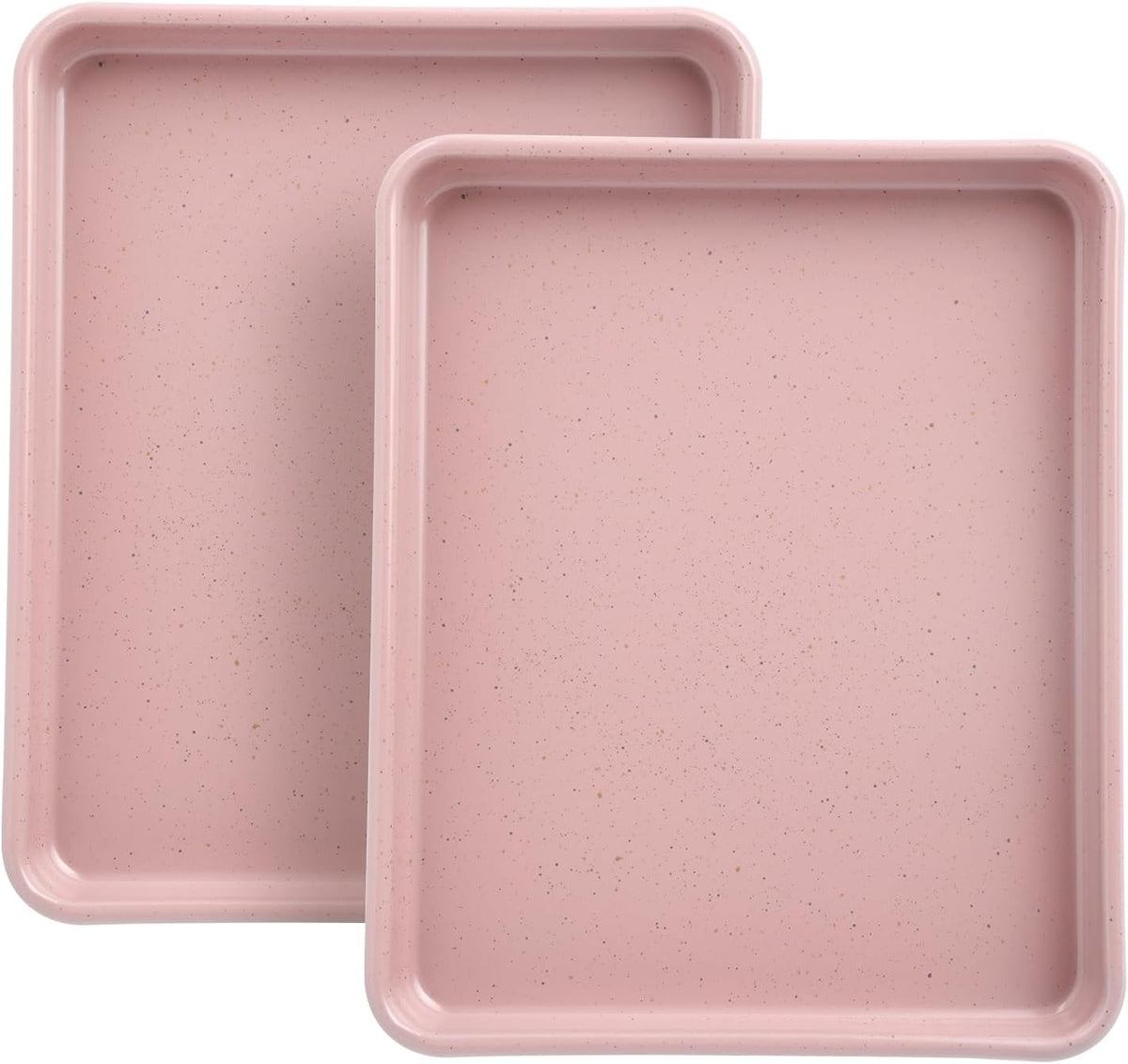 Toaster Oven Pans Set of 2, Shinsin 11-Inch Nonstick Baking Sheet Pans and Trays, 1/8 Thicker Replacement Small Baking Tray Accessories for Cookie