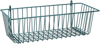 Quantum Storage Systems SG-B1775P Store Grid Basket, 17" W x 7" D x 5" H, Carbon Steel, Epoxy Coated, Green, NSF