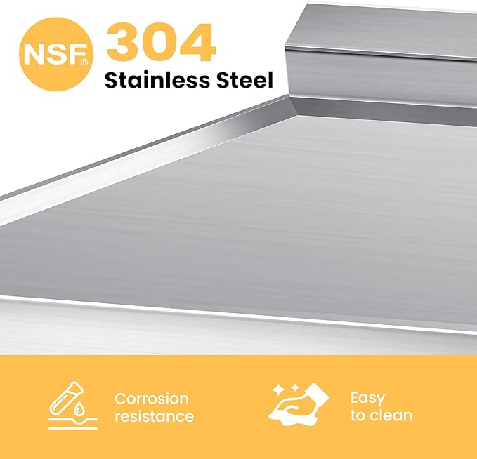 Stainless Steel Utility Sink, 22'' Free Standing Single Bowl Kitchen Sink with Cold and Hot Water Pipe, Indoor and Outdoor for Laundry Room Farmhouse Kitchen(22 inch)