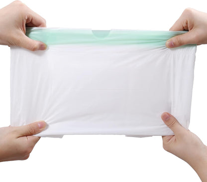 8 Gallon Trash Bag 120 Count, Unscented Strong Drawstring Garbage Bag Fit 30 Litter Trash Can, for Kitchen, Bathroom, Bedroom, Office ( Green )