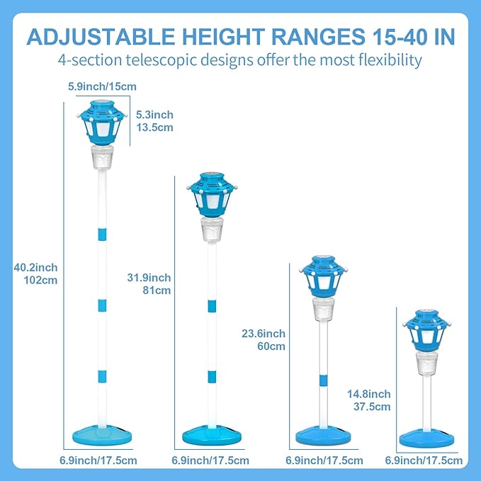 Bubble Machine Maker for Kids, Automatic Bubble Blower with Light & Rechargeable Battery, 40 Inch Adjustable Height Outdoor Toy for Toddlers Party Birthday (Includes 3 Solution), Blue