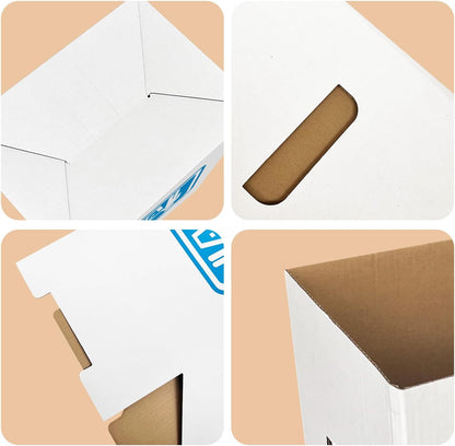 （10 Pack） 13 Gallon Disposable trash cans for parties,Reusable Pop up garbage can,In-Home Recycling Bins（Comes with 20 disposable trash bags）