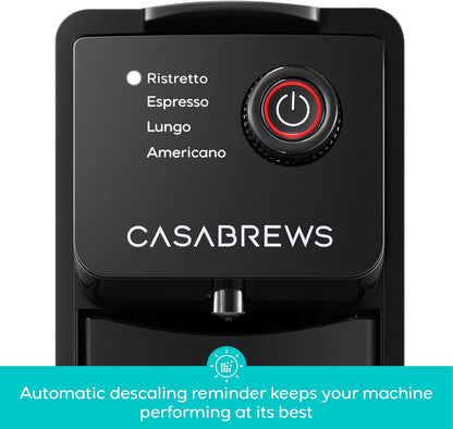 Casabrews CM7036E Espresso Machine for Nespresso Original Pods, 20 Bar Compact Capsule Coffee Machine with 21 oz Removable Water Tank and 4 Brewing