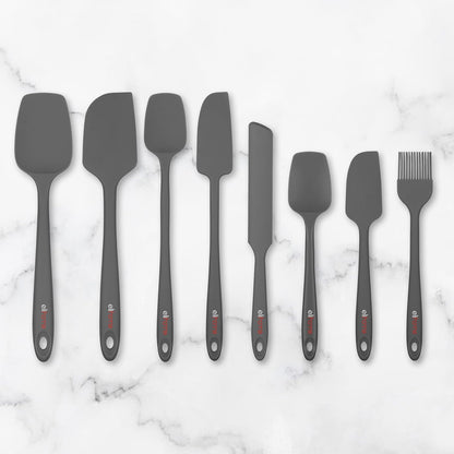 Elihome Classic Silicone Spoonula - Non-Stick Heat Resistant Silicone Scraper Spatula for Mixing, Serving, Scraping, Stirring, and More - 11 Inch