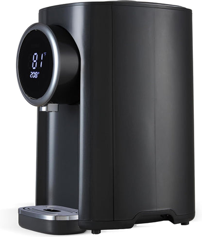 OCTAVO Water Boiler & Warmer 5 Liter, 304 Stainless Steel Water Tank, 700 Watt 6 Adjustable Water Temperature, LCD Touch Control Screen, Child Lock with Water Shortage Indicator