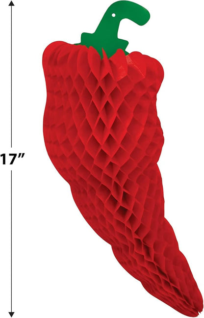 Tissue Chili Pepper Party Accessory (1 count) (1/Pkg)