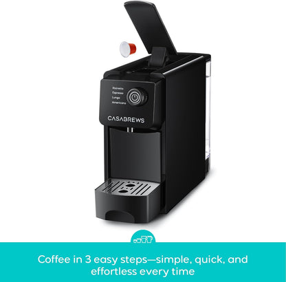 Casabrews CM7036E Espresso Machine for Nespresso Original Pods, 20 Bar Compact Capsule Coffee Machine with 21 oz Removable Water Tank and 4 Brewing