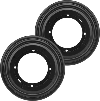 2Pack 5.5" Lazy Susan Hardware 5/16" Thick Round Rotating Bearing Plate, Black Swivel Plate Base 300lbs Capacity Lazy Susan Turntable Bearing Base for Rotating Table, Serving Tray, Kitchen