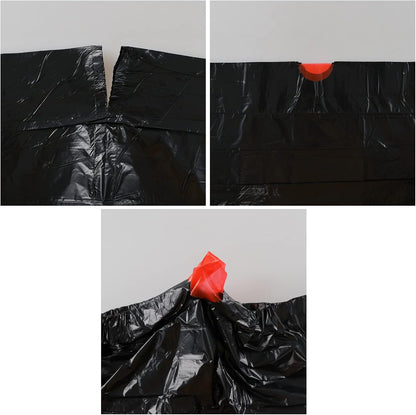 1.5 Gallon Drawstring Trash Bags, Small Black Garbage Bags, 208 Bags