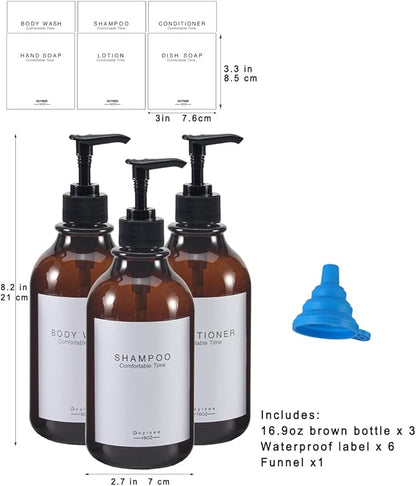 Shampoo and Conditioner Dispenser for Shower Wall,Shower Soap Dispenser 3 Chamber No Drill,Refillable for Shampoo Lotion Oil Shower Soap Hand Soap and Dish Soap…