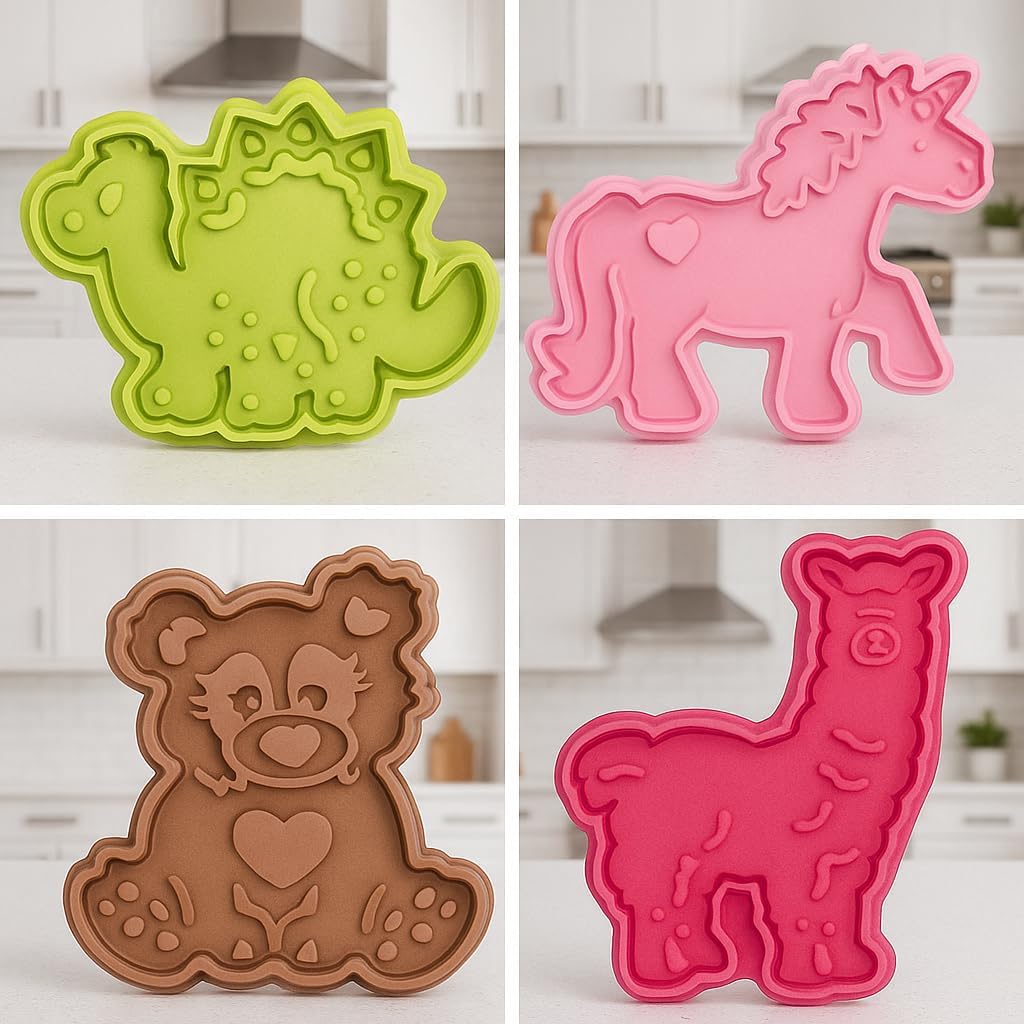 Mrs. Anderson's Baking Animal Cookie Cutters, BPA Free, Set of 4