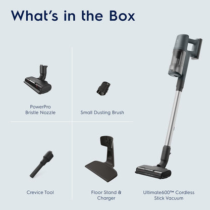 Electrolux Ultimate600 Cordless Stick Vacuum with PowerPro Bristle Nozzle and Larger Dust Bin Capacity, 50-Minute Run Time, 3 Power Modes, Ocean Green