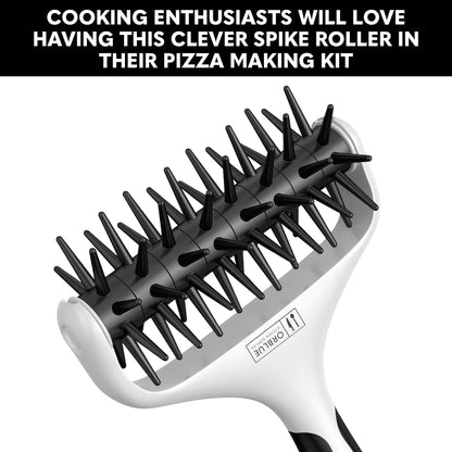 Orblue Pizza Dough Docker Pastry Roller with Spikes, Pizza Docking Tool for Home & Commercial Kitchen