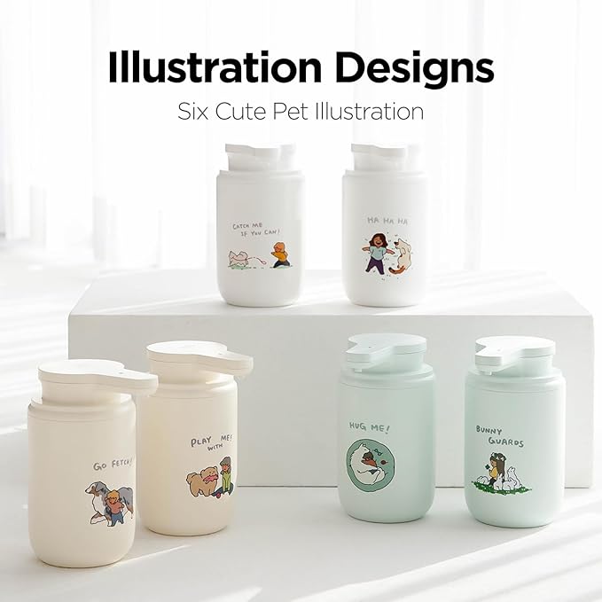 mooas Happy Buddy Artist Edition Automatic Soap Dispenser Ivory (Play with me!)
