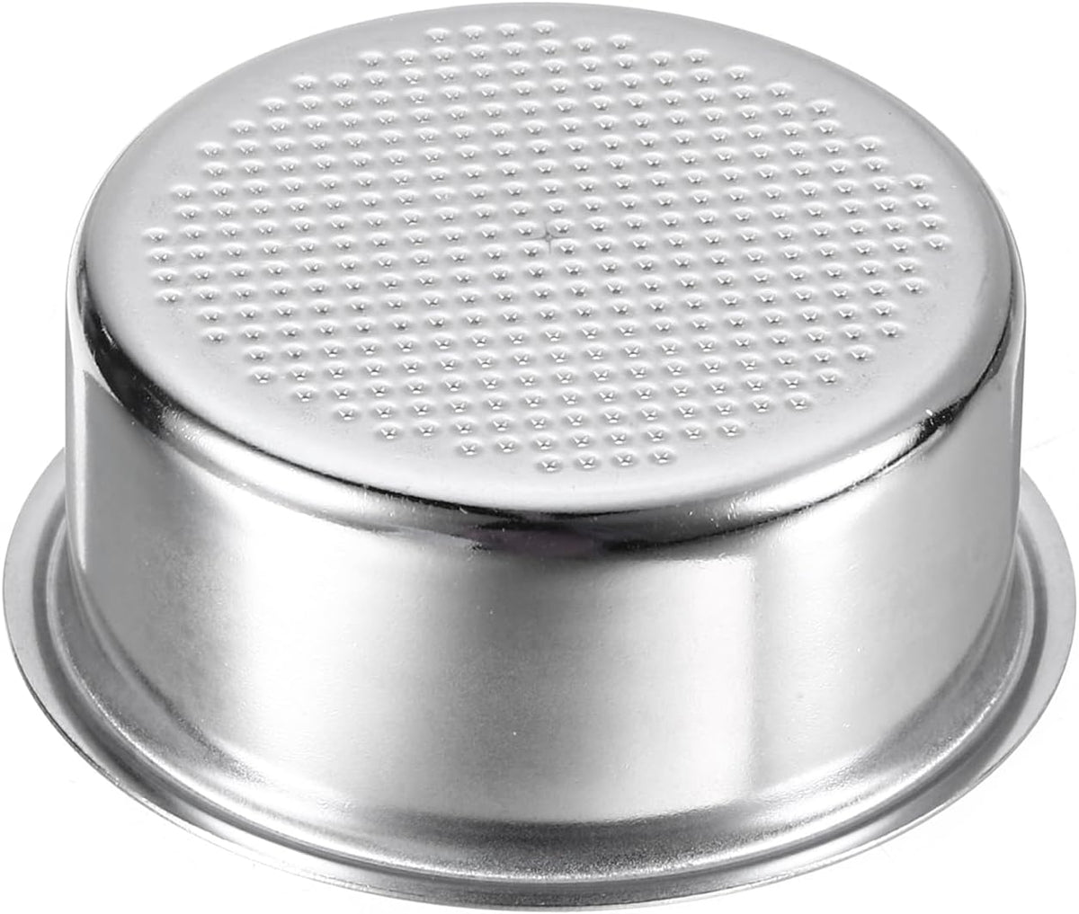 uxcell 1Pcs 51mm Coffee Filter Basket, 2-Cup Stainless Steel Reusable Espresso Coffee Machine Bowl Baskets Replacement