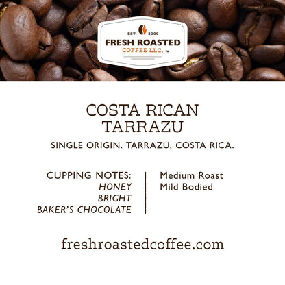 Fresh Roasted Coffee, Costa Rica Tarrazu K-Cup Pods for Keurig Brewers, Medium Roast, Kosher, 24 Count (Pack of 3)