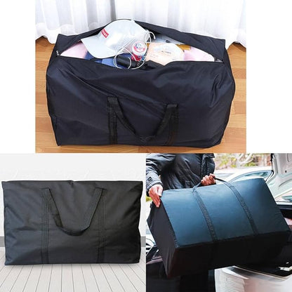 Extra Large Moving Bags with Strong Zippers & Carrying Handles, Storage Bags Storage Totes for Clothes, Moving Supplies, Space Saving, Oversized Storage Bag Organizer for Moving, Traveling (4 Pack)