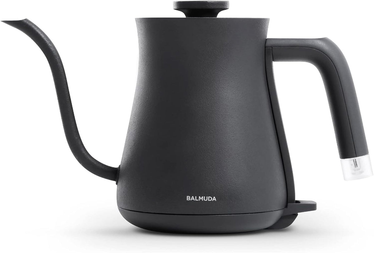 Balmuda The Kettle, Electric Gooseneck Kettle, Lightweight, Stainless Steel, 0.6L (20fl oz) Capacity, Neon Light Indicator