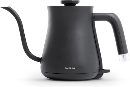 Balmuda The Kettle, Electric Gooseneck Kettle, Lightweight, Stainless Steel, 0.6L (20fl oz) Capacity, Neon Light Indicator