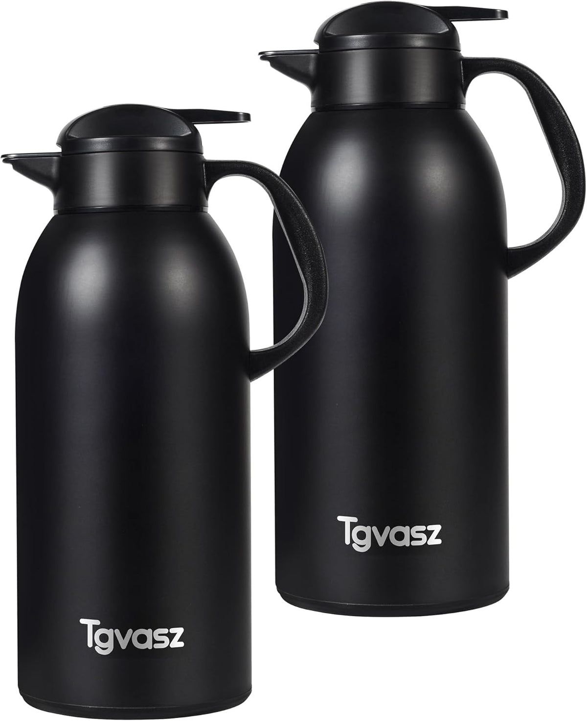 2 PCS Thermal Coffee Carafe 101 oz / 3L - Up to 24 Hours Hot, Insulated Stainless Steel Aipot for Hot Liquids