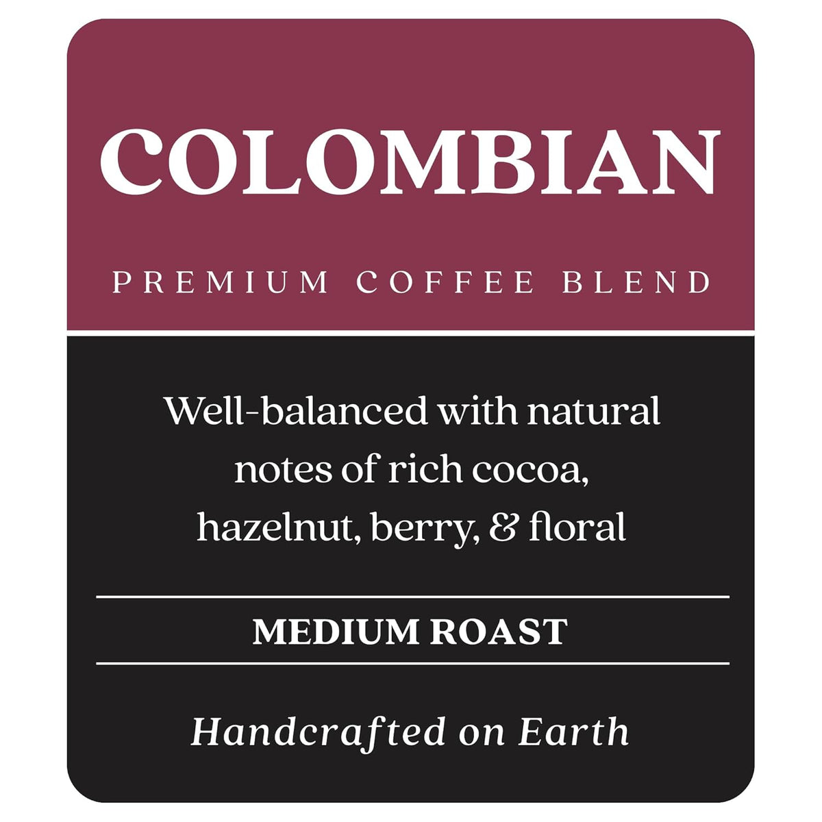 Copper Moon Medium Roast Whole Bean Coffee, Colombian Blend, 5 Lb