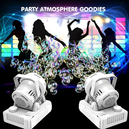Automatic Bubble Machine 10 Holes Bubble Blower 20000+ Big Bubbles Per Minute Bubbles for Kids Portable Bubble Maker Operated by USB or Batteries for Outdoor Birthday Gifts Wedding Easter Party Favor