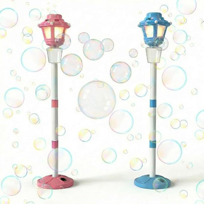2Pack Bubble Machine for Kids, Rechargable Bubble Maker Bubble Toys with Light, Outdoor Battery Bubbles Blower Machine for Wedding Birthday Party