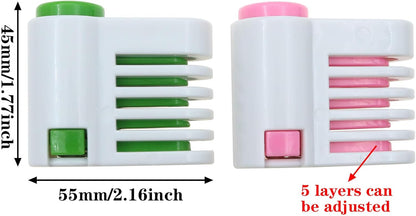 4PCS DIY Cake Slicer Cake Layer Slicer 5 Layers Cake Leveler Kitchen Fixing Tools for Bread Toast and Cakes (Green)