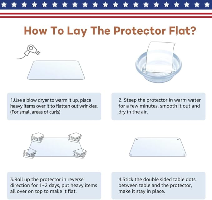 RostiKong 30 x 84 Inch Clear Plastic Transparent Tablecloth Protector Waterproof Office Desk Blotter Pad Vinyl Dining Room Table Protector for Wood Furniture Kitchen Coffee Garden Vanity End Table Mat