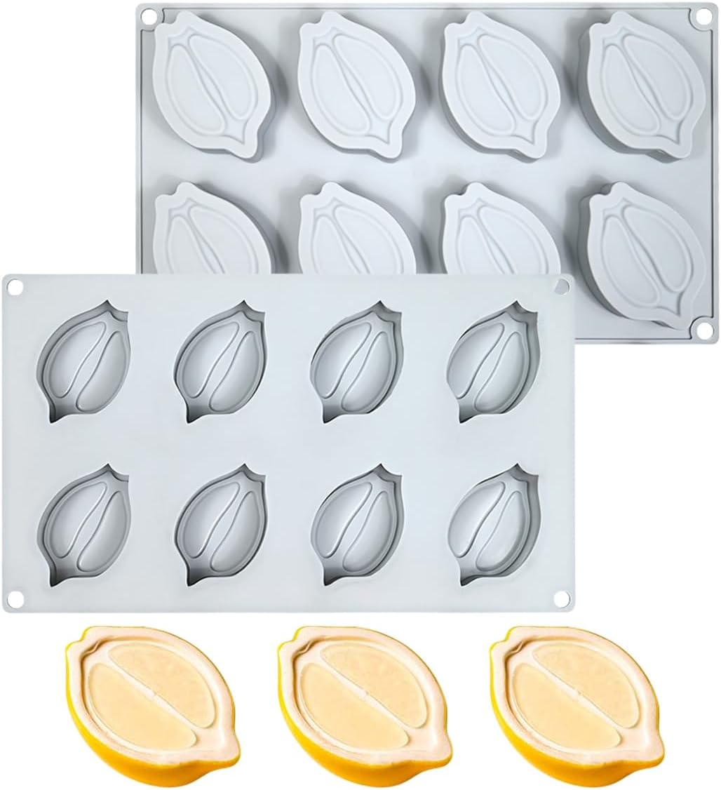 mostsom 3D Lemon Silikone Cake Mold For Baking Mousse Desserts Bakeware Cake Decorating Tools (I_ Lemon)