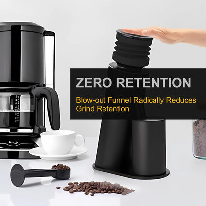 Coffee Grinder, Viesimple Gen 4, Single Dose Burr Coffee Grinders with Magnetic Dosing Cup, Electric Coffee Bean Grinder with Anti-Static Design