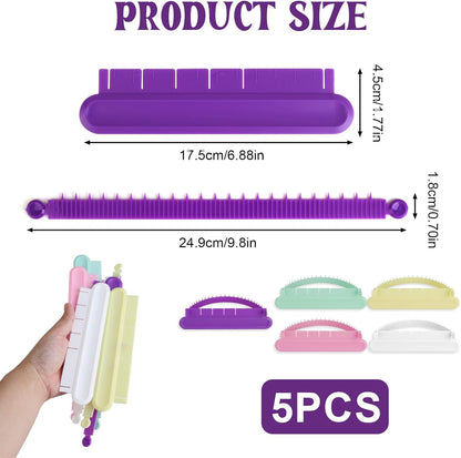 5PCS Cake Decorating Tools Set,Cake Turntable,Sweet Stamps Cake Decorating,Fondant Tools for Baking,Applicable for Creating Birthday Cakes,Ideal with Home Bakers and Cake Enthusiasts