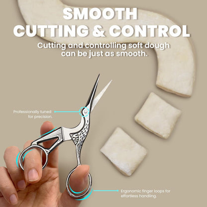JACYAO'S Bread Scoring Tool Kit, Bread Lame and Dough Scissors Made From Food Grade Stainless Steel