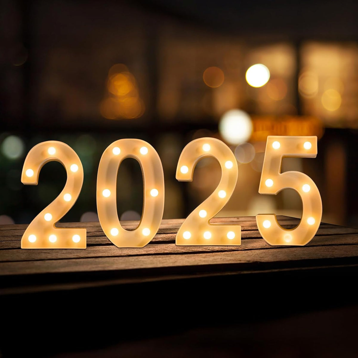 Foaky Decorative Led Marquee Light Up Number, Marquee Light Up Number Sign for Night Light Wedding Birthday Party Christmas Home Bar Decoration