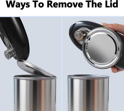 Automatic Electric Can Opener for Seniors for Kitchen:Anyone can Hands Free,One Touch Opener,Durable Blades,Rechargeable, Smooth Edge