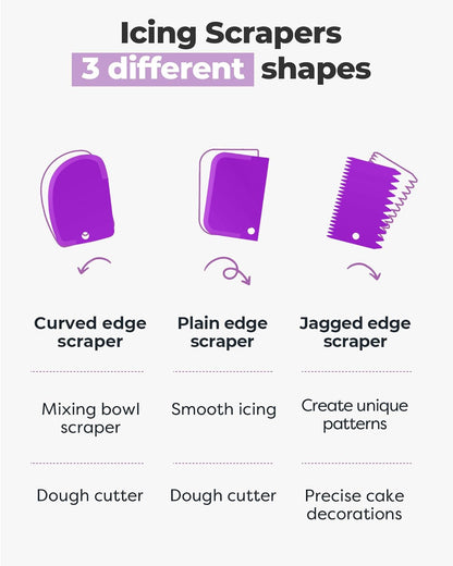 Kootek 71PCs Cake Decorating Kit, Baking Supplies Tools - Includes Cake Stand Turntable, 12 Icing Piping Tips, 2 Frosting Spatulas, 3 Scrapers