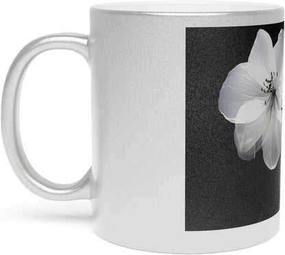11 OZ Novelty Coffee Mugs - Christmas Gift (Metallic Floral Mug)