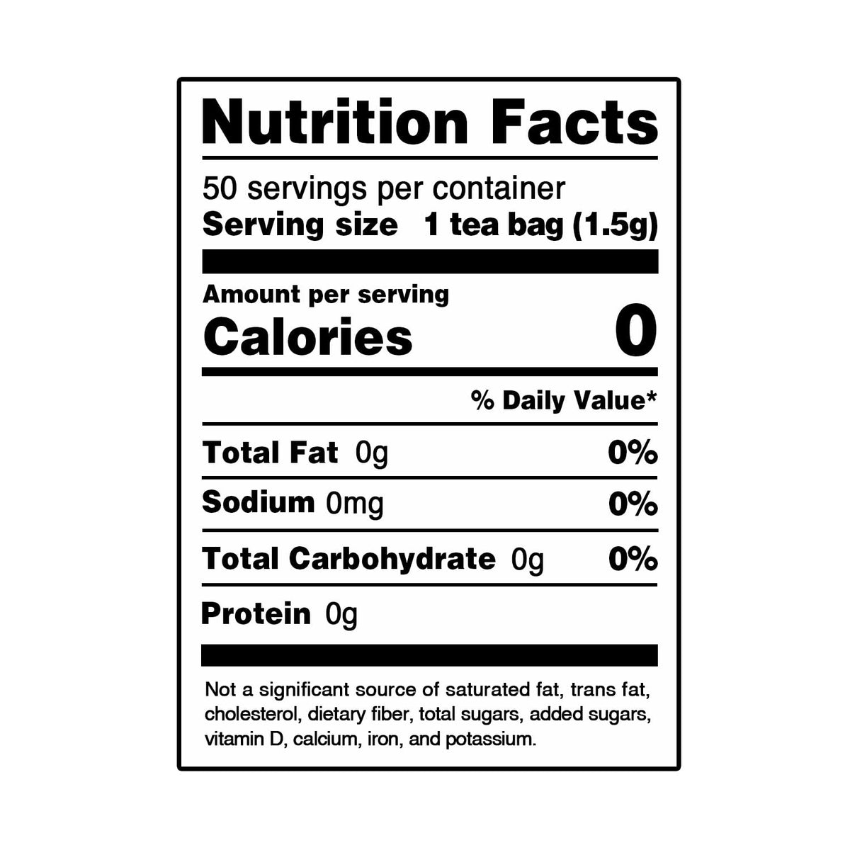 Olvvla - Spearmint Tea Bags - 1.5g X 50 Count - 100% Pure Natural Spearmint Leaves Herbal Tea - Non-GMO - Caffeine-free